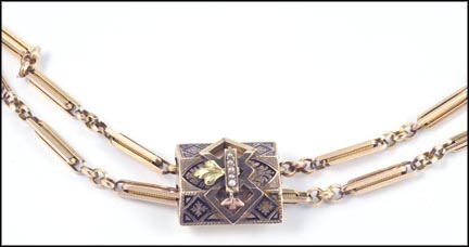 Bracelet, Vintage 1880's in Rose Gold MAIN