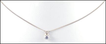Diamond Necklace in 14K White Gold LARGE