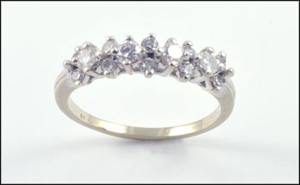 Diamond Band in 14K White Gold MAIN
