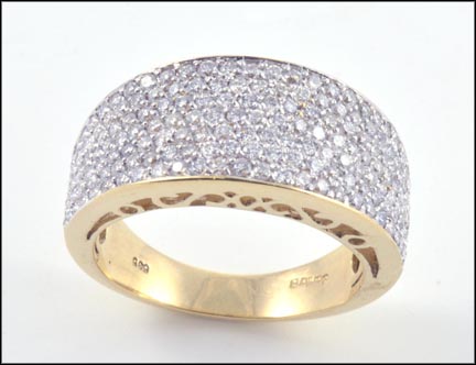 Sonja B Diamond Band in 14K Yellow Gold MAIN