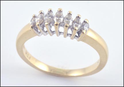 Marquise Diamond Ring in 14K Yellow Gold MAIN