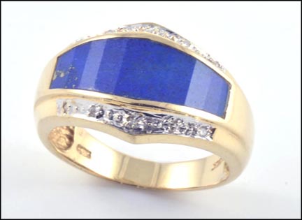 Lapis Ring in 14K Yellow Gold MAIN