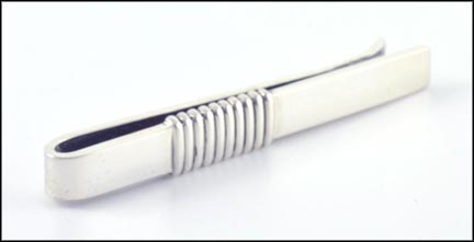 Georg Jensen Tie Bar, #52 in Sterling Silver LARGE