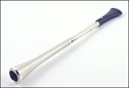 Alfred Dunhill Cigarette Holder with Box in Sterling Silver LARGE