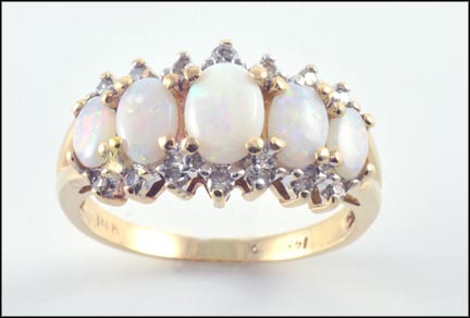 Opal Ring in 14K Yellow Gold MAIN