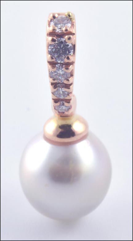 Pearl Enhancer in 14K Rose Gold LARGE