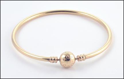 Pandora Bangle Bracelet in 14K Yellow Gold MAIN
