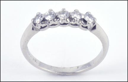 Diamond Band in Platinum LARGE
