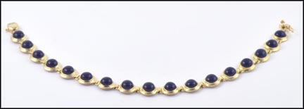 Onyx Bracelet in 14K Yellow Gold LARGE