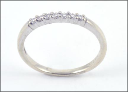 Diamond Band in 14K White Gold LARGE