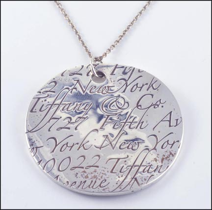 Tiffany Large Notes Necklace in Sterling Silver LARGE