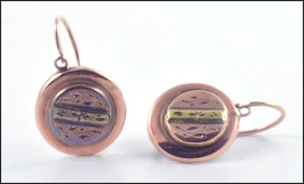Vintage Earrings in Rose Gold MAIN