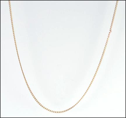 Fine Chain in 8K Yellow Gold LARGE