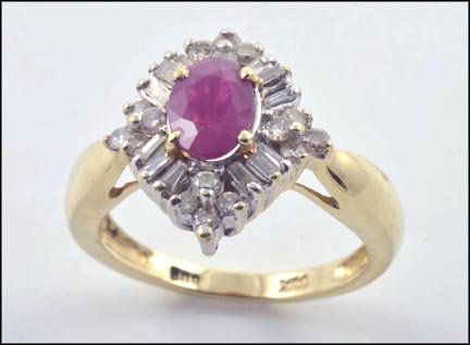 Ruby Ring in 14K Yellow Gold MAIN