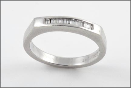 Diamond Band in Platinum LARGE