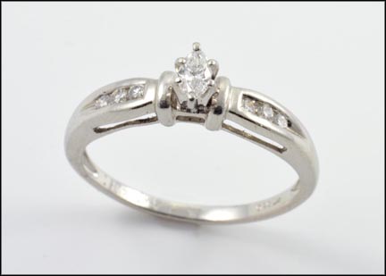 Diamond Engagement Ring in Platinum LARGE