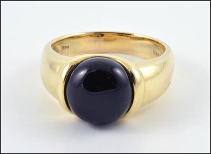 Onyx Ring in 14K Yellow Gold MAIN