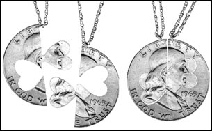 Franklin Half Heart Cut Pair MAIN