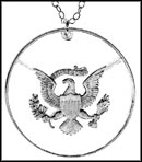 Kennedy Half Presidential Seal, with rim MAIN