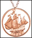 English Ship 1/2D, with rim MAIN