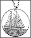 Sailing Ship (Cayman Islands), with rim MAIN