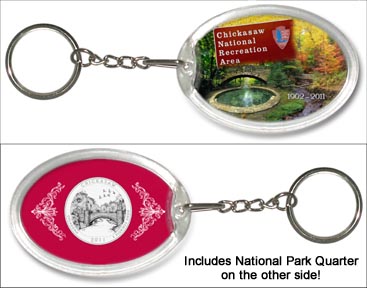 Chickasaw National Recreation Area Keychain MAIN