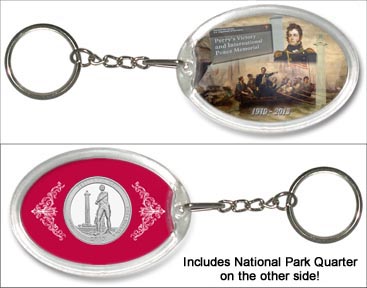 Perry's Victory and International Peace Memorial Keychain MAIN