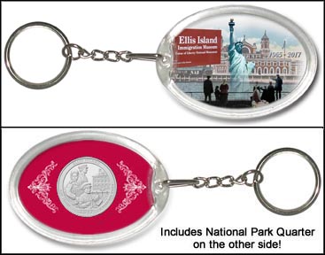 Ellis Island National Monument (Statue of Liberty) Keychain MAIN