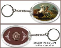 'Buffalo Hunt' Keychain MAIN