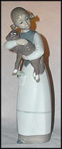 Girl With Lamb, Lladro Figurine  #1010 MAIN