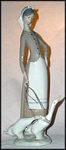 Girl With Geese, Lladro Figurine  #1035 MAIN