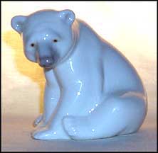 Bear, White, Lladro Figurine  #1209 MAIN