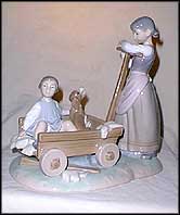 The Cart, Lladro Figurine  #1245 MAIN
