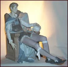 Hamlet and Yorick, Lladro Figurine  #1254 MAIN