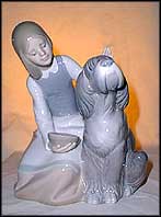 Chow Time, Lladro Figurine  #1334 MAIN