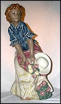 Simpatica, Spanish Maiden - gres, Lladro Figurine  #13506 MAIN