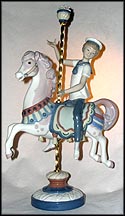 Boy on Carousel Horse, Lladro Figurine  #1470 MAIN