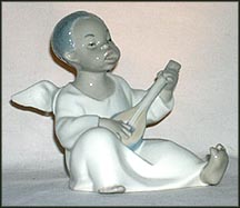 Angel, Black, Lladro Figurine  #4537 MAIN