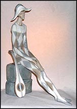 Sad Harlequin, Lladro Figurine  #4558 MAIN