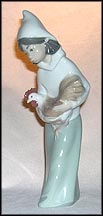 Girl With Rooster, Lladro Figurine  #4677 MAIN