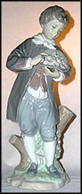 Doncel With Roses, Lladro Figurine  #4757 MAIN