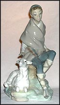 Little Shepherd With Goat, Lladro Figurine  #4817 MAIN