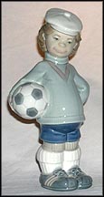 Soccer Player Puppet, Lladro Figurine  #4967 MAIN