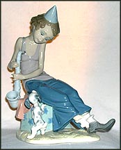 Clown With Saxophone, Lladro Figurine  #5059 MAIN