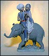 Hindu Children, Lladro Figurine  #5352 MAIN