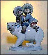 Eskimo Riders, Lladro Figurine  #5353 MAIN