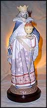 Rey de Copas (wooden base), Lladro Figurine  #5366 MAIN