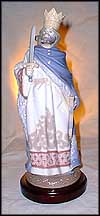 Rey de Espadas (wooden base), Lladro Figurine  #5368 MAIN