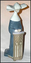 Meditation (blue), Lladro Figurine  #5502 MAIN