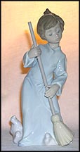 Sweep Away the Clouds, Lladro Figurine  #5726 MAIN